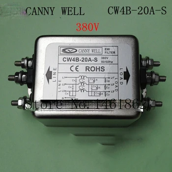 CW4B-20A-S maitinimo filtras Stiprus filtras, trifaze tris laidus 380V 20A Elektros Įranga