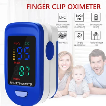 Oxymetre OLED Ekranas Skaitmeninis Oximeter Sveikatos Testas Kraujo Deguonies Įsotinimo Širdies ritmo Oximeter Nešiojami Ir Lengvai Atlikti