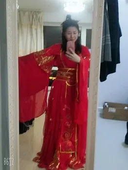 2020 Naują Atvykimo Kinijos Anime Tian Guan Ci Fu Xie Lian Cosplay Kostiumų Raudona Vestuvinė Suknelė Halloween Kostiumai Moterims