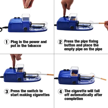 HONEYPUFF Automatinis Cigarečių Valcavimo Mašinos Elektros Tabako Roller Cigarų Valcavimo Mašinos Rūkymo Reikmenys