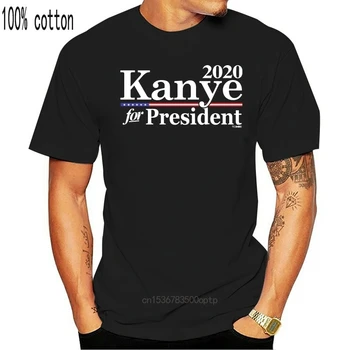 2020 Kanye Prezidento Vyrai T-shirt