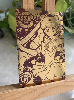 9pcs/set Sailor Moon SSR PR Atgaminti Įdegio Seksuali Mergina, Žaislai, Pomėgiai Hobis Kolekcionuojamų Žaidimas Kolekcija Anime Korteles