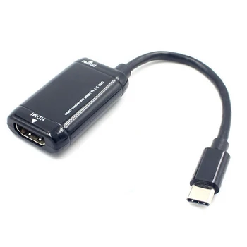 USB C Tipo HDMI-suderinama Adapteris, HDTV Kabelis Konverteris Adapteriai Telefoną, Planšetinį kompiuterį Nešiojamą kompiuterį Prijungti prie TELEVIZORIAUS Stebėti