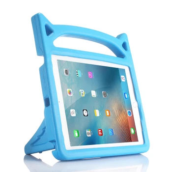 Apple iPad 2 3 4 EVA Putų, atsparus smūgiams Case for iPad2 ipad3 ipad4 Funda Coque Vaikai Vaikai Rankena Stovi Apsauginis Dangtelis