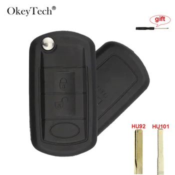 OkeyTech 3 Mygtukai Flip Automobilio Nuotolinio Klavišą Shell 