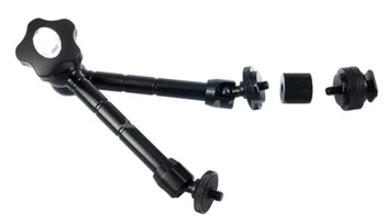 DSLR Fotoaparatas Magic Arm Kamuolį Galva Mount Super laikiklis Fotoaparato LCD Ekranas LED Šviesos Trikojo Canon 5DIII už nikon D3200