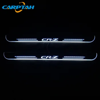 CARPTAH Apdaila Pedalo Automobilių Eksterjero Dalys, LED Durų Slenksčio Nusitrinti Plokštė Kelias Dinaminis Streamer šviesos Honda CR-Z CRZ, 2010 m. - 2018 m.