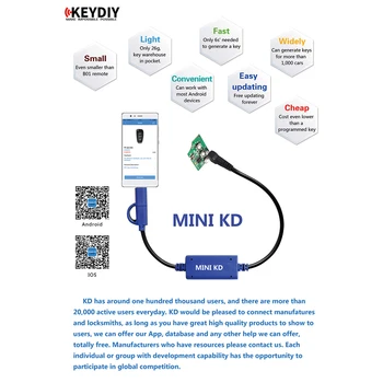 Mini KD Remote Key Generator Parama 
