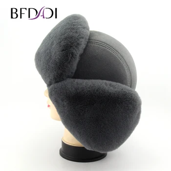BFDADI Vyrų Kepurės Moterims Bombonešis Skrybėlės 2 Spalvų Žiemos Skrybėlę rusijos Storesnis, Šiltas, Kieto Minkštas Vėjo Ausies Atvartu Ushanka Skrybėlę 2020 m.