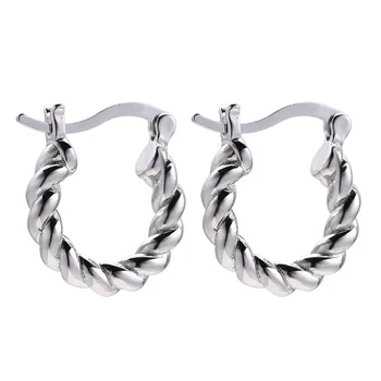 S925 all-in-vieną sidabro pasukti ausį sagtis moterų ins aukštos prasme nišą dizaino ausies žiedas, auskarai temperamentą
