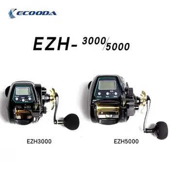 Ecooda Naujas modle EZH3000 elektros ritės žvejybos ritės valtis žvejybos ritės sūraus vandenyno žvejybos ritės
