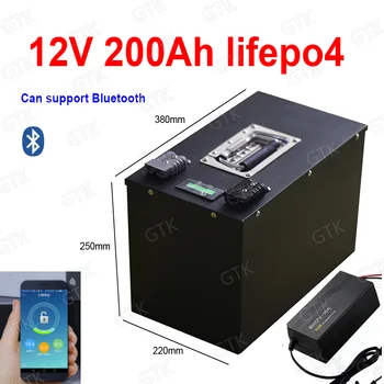 GTK 12V 200AH Lifepo4 ličio baterija 