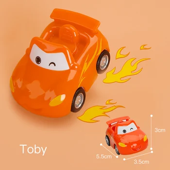 Beiens Kūdikių Žaislas Automobilis 5 in 1 Rinkinys Traukti Atgal, Automobilių Žaislai Vaikams, Automobilių Lenktynių Taksi Sunkvežimių Žaislų, Animacinių filmų Modelis Mini Automobilių Vaikams, Žaislai, Dovanos