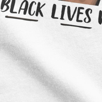 Vyriški T-Shirt Juoda Gyvena Klausimas Medvilnės Marškinėliai, Fitneso Teisingumo George Floyd Lygių Rasizmu Rasistinių Topai Marškinėliai Dovana