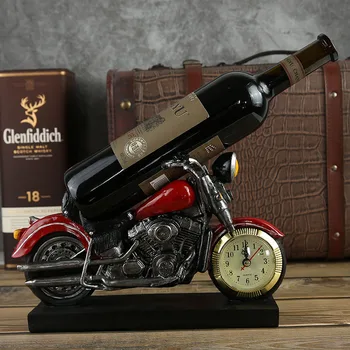 Europos Automobilių Motociklo Modelis Vyninės Vyno Lentynos Amatų Namų Vyno Kabineto Darbastalio Apdaila Kambarį Gimtadienio Dovana