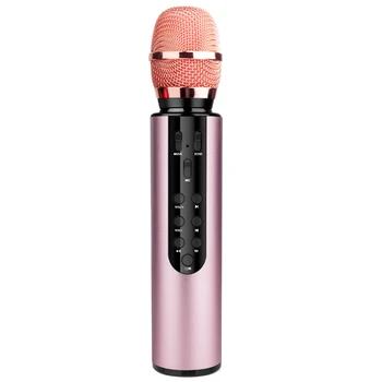 Bevielis mikrofonas Bluetooth mikrofonas garso M6 mikrofonas handheld microphone visi metalo medžiagos