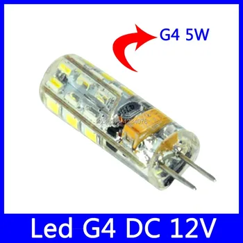 20PCS G4 DC12V 6W LED Lempa 9W SMD2835 SMD3014 Lustai Pakeis Kristalų LED Lemputė, Prožektorius Šilta Šalta Balta Nemokamas Pristatymas