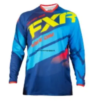 2020 m. Enduro Megztiniai FXR Motokroso MX Dviratį MTB Dviračių Džersis marškinėliai Vyrams Kalnų Camiseta DH ilgomis Rankovėmis Kalnų Drabužiai