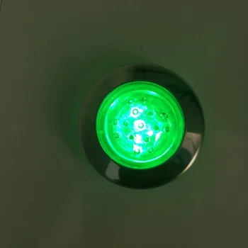 10vnt mažiausias embedded vandeniui RGB povandeninis masažas spa led šviesos burbulas oro srove šviesos su 1pc vadovas šviesos reguliatorius