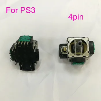 10VNT 4 smeigtukai 3D Valdiklis Kreiptuką Ašis Jutiklio Modulio Pakeitimo Analoginis PS3 Playstation Valdytojas 4 Segtukai, Remontas, dalys