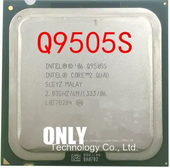 Nemokamas pristatymas Originalus Procesorius Q9505S CPU Core 2 Quad Q9505S 2.83 G LGA 775 CPU Desktop