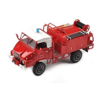Atlasas 1:43 Mastelis Raudona Lydinio Pompiers Diecast Gaisrinės Sunkvežimių Aparato Modelio Surinkimo Gaisrininkų Automobiliai Žaislai