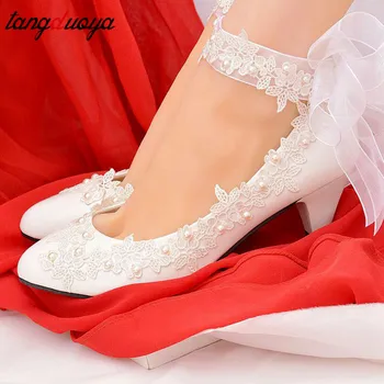 Balta siurbliai moterų batai gėlių perlas vestuvių batai nuotaka aukštakulnius batus, seksuali moteris aukštakulnius zapatos de tacon