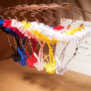 Moterys Seksualios Mikro G-string Drugelio nėrinių diržas kelnaitės underwears naujų stilių 2019