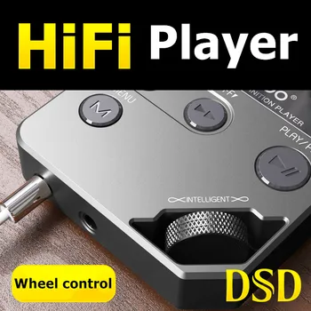 Hifi MP3 Muzikos Grotuvas C10 HD Lossless Mini Sporto bėgiojimas VPK MP4 Grotuvas Paramos radijo TF DSD Ebook Diktofonas trackwheel walkman