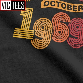 Vyras Nuostabus, Nes spalio 1969 Shirt, Derliaus 49. Gimtadienio Marškinėliai Juokinga Trumpas Rankovėmis Medvilnės Marškinėliai Vyrams T Shirts