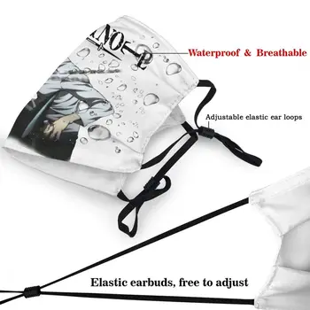 Death Note L Uždrausta Veido Kaukė Anime, Manga Apsauga Nuo Dulkių Apsauga Apima Unisex Respiratorius Mufelinė
