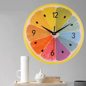 2020 Naujų Vaisių Kūrybos Skaitmeninis Laikrodis, Modernus Dizainas ir Tylus Skaitmeninis Dekoratyvinės Sienų Laikrodis Namų Kambarį Biuro Sienų Dekoras