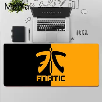 Maiya Aukščiausios Kokybės Fnatic Logotipas Individualų nešiojamas Žaidimų pelės padas Nemokamas Pristatymas Didelis, Mouse Pad Klaviatūros Kilimėlis