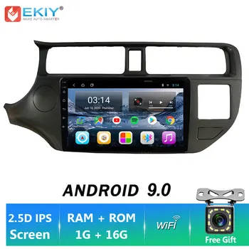 EKIY Android 9.0 Automobilio Radijo Kia RIO K3 2011 2012 2013 Multimedijos Ekrane Navigacijos GPS Stereo 2 DIN nr. DVD Grotuvas, WIFI