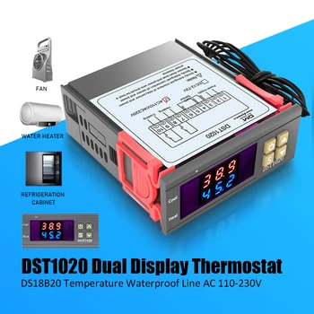 DST1020 Skaitmeninis Termostatas, Humidistat Drėgmės, Temperatūros Reguliatorius Reguliatorius Termometras su Drėgmėmačiu Metrų Pakeisti STC-1000