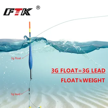 FTK 5vnt/Daug Barguzinsky Eglės Bobber Ilgis 20.5-22CM Plaukti 3G, 4G, 5G Mix Spalva Žvejybos Plaukti Karpių Žūklės Reikmenys
