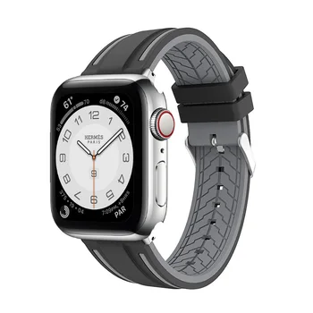 Silikono Pakeisti Dirželį, Apple Watch Serijos 6 44mm 40mm Riešo Apyrankę, 