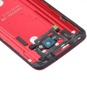 Originalus HTC One M7 Vidurį Rėmo LCD Priekinį Bezel Būstas & Klijai+ Baterijos dangtelis Dangtelis Atveju Fotoaparatas Objektyvo