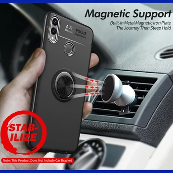 Magnetinio Automobilio Savininkas Atveju Xiaomi Mi Max 3 Pro Max 2 Mix 2S Žaisti Poco X3 nfc Pocophone F1 F2 Pro X2 M2 Pro Žiedas Silikoninis Dangtelis