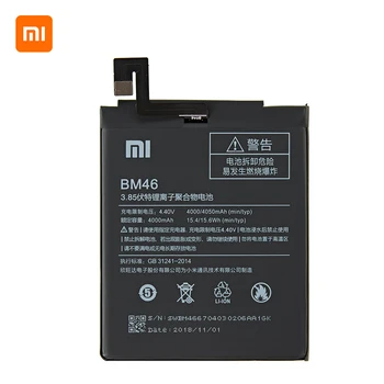 Xiao mi Originalus BM46 4050mAh Baterija Xiaomi Redmi Pastaba 3 / 3 Pastaba Pro BM46 Aukštos Kokybės Telefoną, Baterijos Pakeitimas