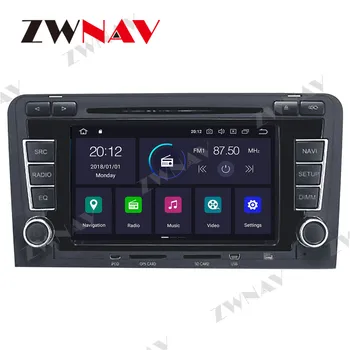 Carplay IPS Android Ekrano GPS Navigacija Audi A3 S3 2003-2009 2010 M. 2011 m. 2012 Auto Radijas Stereo Multimedia Player Galvos Vienetas