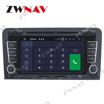 Carplay IPS Android Ekrano GPS Navigacija Audi A3 S3 2003-2009 2010 M. 2011 m. 2012 Auto Radijas Stereo Multimedia Player Galvos Vienetas