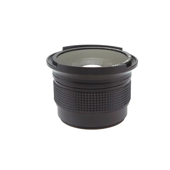 52MM 0.35 X 52mm x 0.35 HD Wide Fisheye objektyvas makro objetivo lente, už Nikon D3100 D3200 D5200 D5100 D7000 D90 D60 su 18 - 55 MM objektyvas