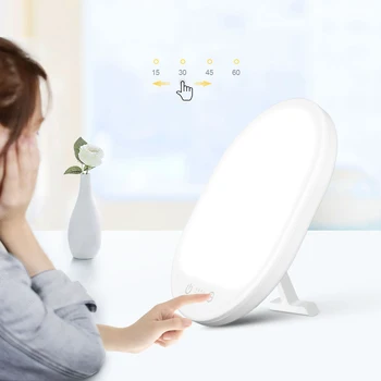 Šviesos Terapijos Lempa viso Spektro UV-Nemokamai 10000 Lux Ryškumas Reguliuojamas Šviesos Laimingas Dieną Keičiasi Nuotaika Atsipalaiduoti Anti-Nuovargio Lempos