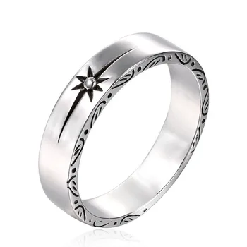Beier naują parduotuvę atvyksta S925 sidabras sterlingų paprasta saulė Desgin aukštos kokybės vyrų ir moterų vestuvių žiedas, papuošalų LBR-SR013