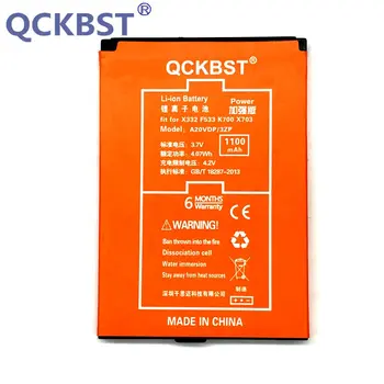 QCKBST A20VDP/3ZP 1100mAh Baterija PHILIPS X332 F533 K700 X703 E320 Didelės Talpos Telefono Li-ion Baterijos