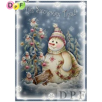 DPF diamond siuvinėjimo Kalėdų eglutė ir senis besmegenis diamond tapybos kryželiu diamond mozaikos aikštėje kalnų krištolas namų dekoro 