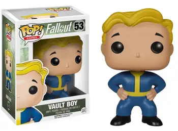 Funko Pop Siaubo Filmas: Fallout 4 Vault Boy Vienišas Klajūnas iš Plieno Brolija 47# 49# 53# Vinilo Pav Kolekcines Modelis Žaislas