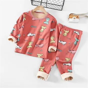 Vaikai Berniukai Sleepwear baby girl pavasario medvilnės rinkiniai Vaikams Homewear Pižama Berniukui, Pižamos naktiniai drabužiai Vaikams 2-8Y paauglių drabužių