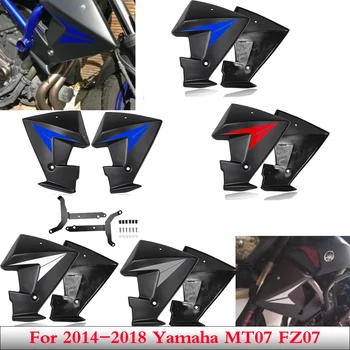 MT 07 FZ 07 Priedai Radiatoriaus Pusėje Spoileris Plokštės Kaušeliai Padengti Apsaugai Lauktuvės dėl-2018 m. Yamaha MT-07 FZ-07 MT07 FZ07